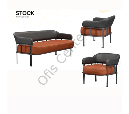 Stock 1 Ad. 3 lü, 2 Ad. Tekli Kanepe Takımı